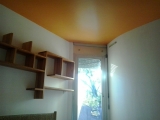 renovation chambre plafond orange 